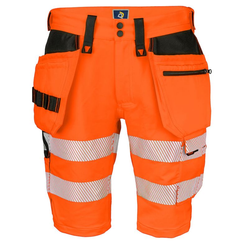 Spodenki stretchowe EN ISO 20471 KLASA 2/1 6575 PROJOB ORANGE