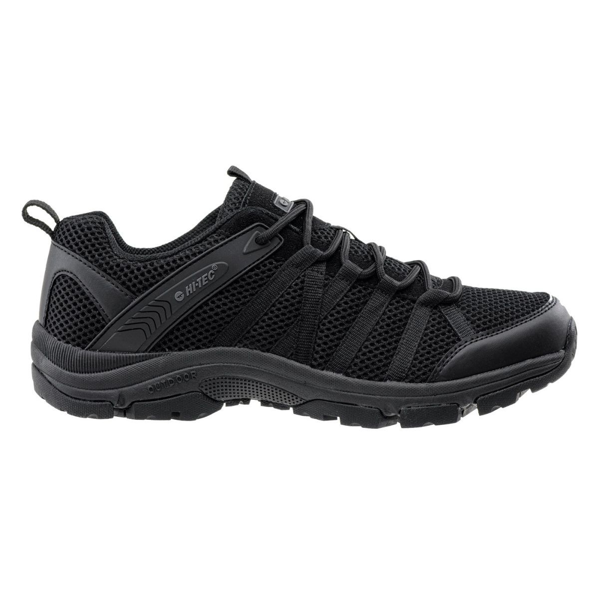 Męskie Buty NAVAN HI-TEC BLACK CASUAL