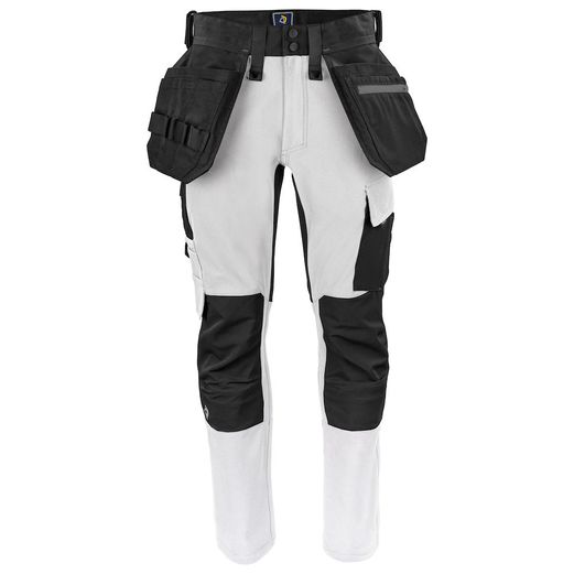 SPODNIE ZE STRETCHEM 5551 PROJOB WHITE