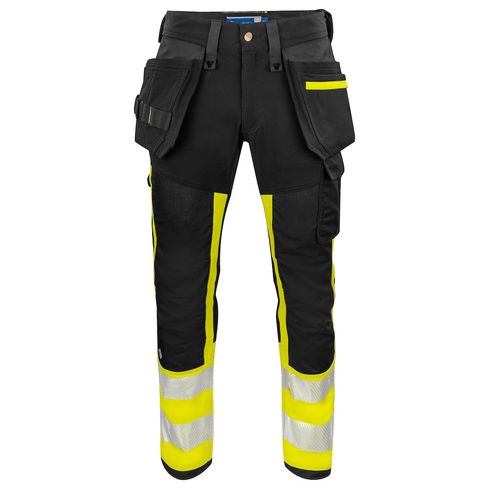 SPODNIE DO PASA – EN ISO 20471 KLASA 1 6540 PROJOB YELLOW/ BLACK