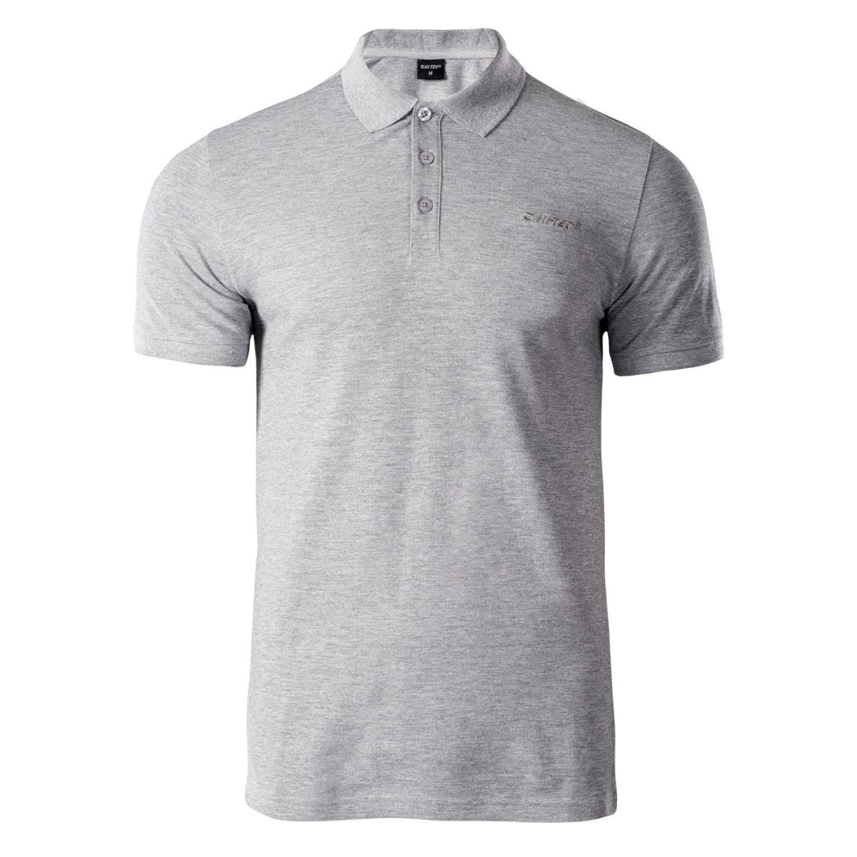 Męska Koszulka z krótkim rękawem MICKO HI-TEC GREY MELANGE CASUAL