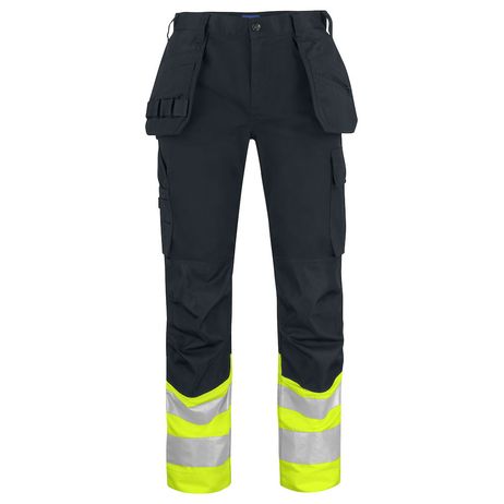 SPODNIE DO PASA HV -KLASA 1 6534 PROJOB YELLOW/ BLACK