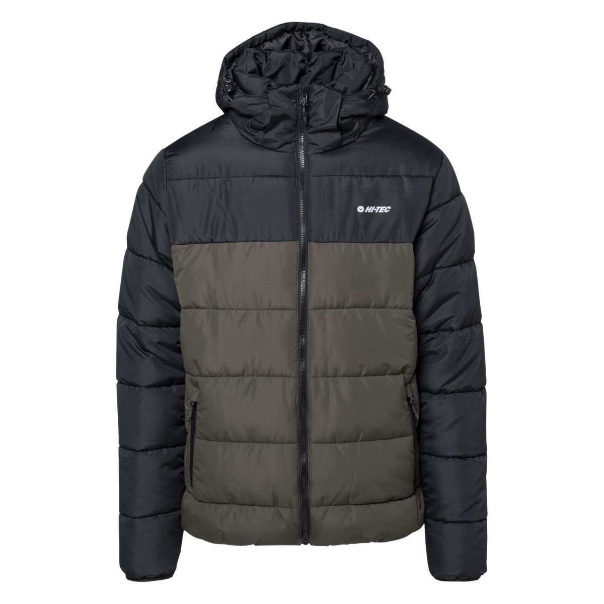 Męska Kurtka zimowa pikowana SAFI SP HI-TEC FOREST NIGHT / BLACK TURYSTYKA