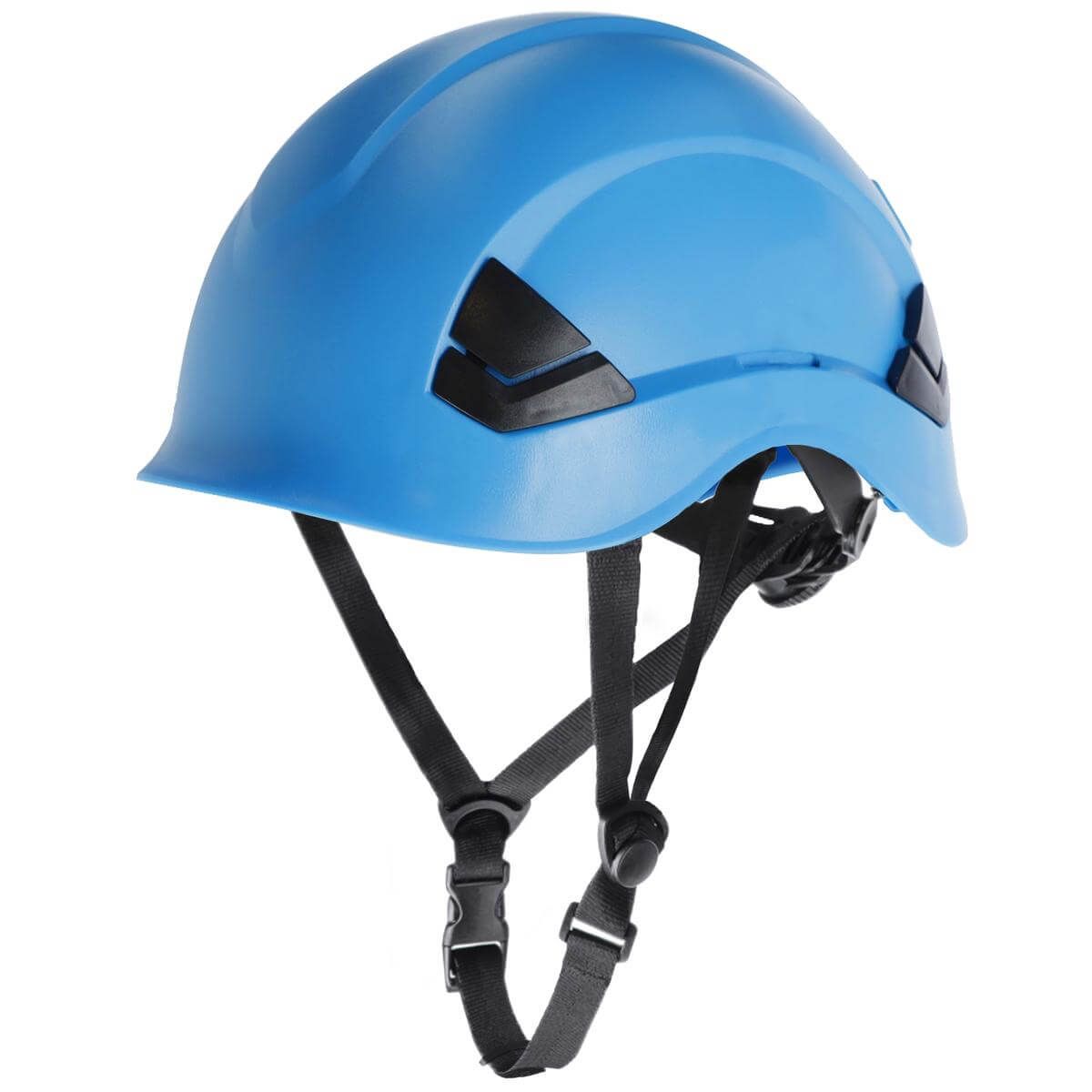 HEŁM OCHRONNY DO PRACY NA WYSOKOŚCI SALLET NIEBIESKI