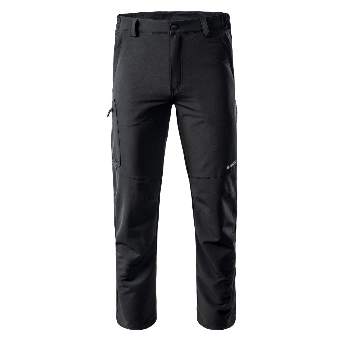 Męskie Spodnie JATUNI HI-TEC BLACK SOFTSHELL TURYSTYKA