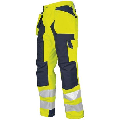 SPODNIE DO PASA HV KLASA 2 6506 PROJOB YELLOW/ NAVY