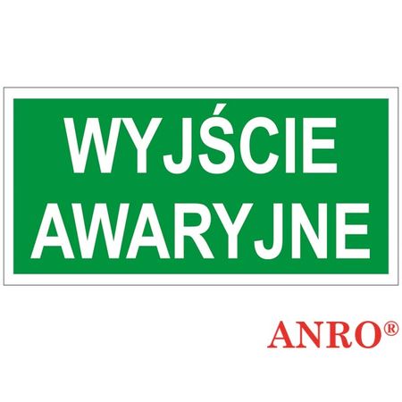Znak ewakuacyjny Wyjście awaryjne ZZ-33E