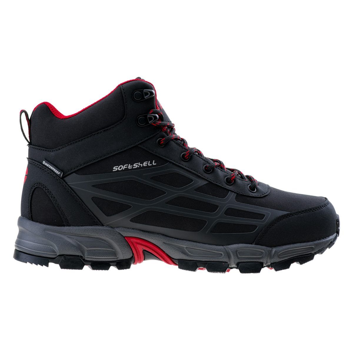 Męskie Buty MITOKO MID WP HI-TEC BLACK/TANGO RED TURYSTYKA