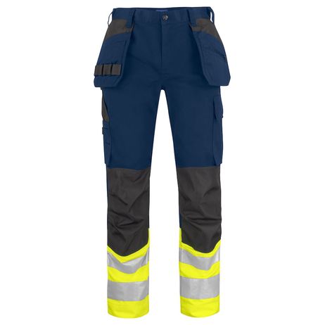 SPODNIE DO PASA HV -KLASA 1 6534 PROJOB YELLOW/ NAVY