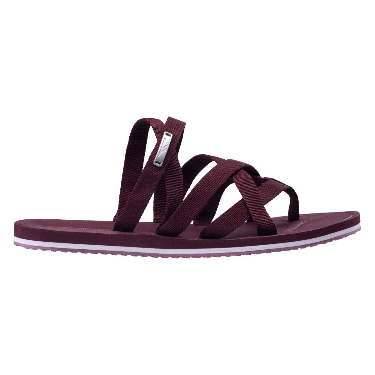 Damskie Klapki LADY PIMA HI-TEC CREME/BORDEAUX TURYSTYKA