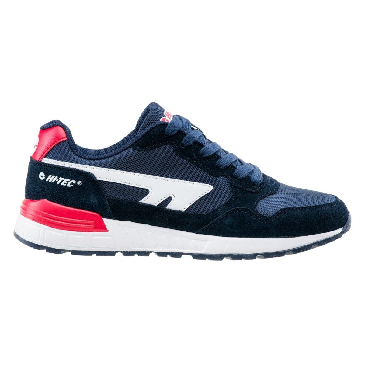 Męskie Buty RETUZIN HI-TEC NAVY/WHITE/RED CASUAL