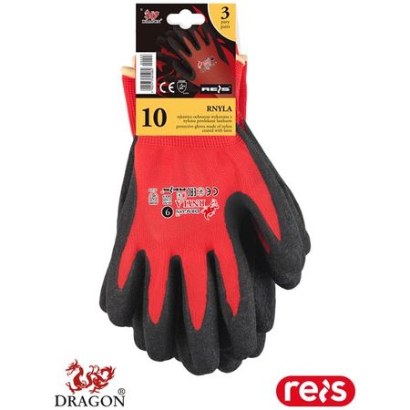 RĘKAWICE OCHRONNE REIS DRAGON RNYLA-S_CB10 RNYLA-S CB