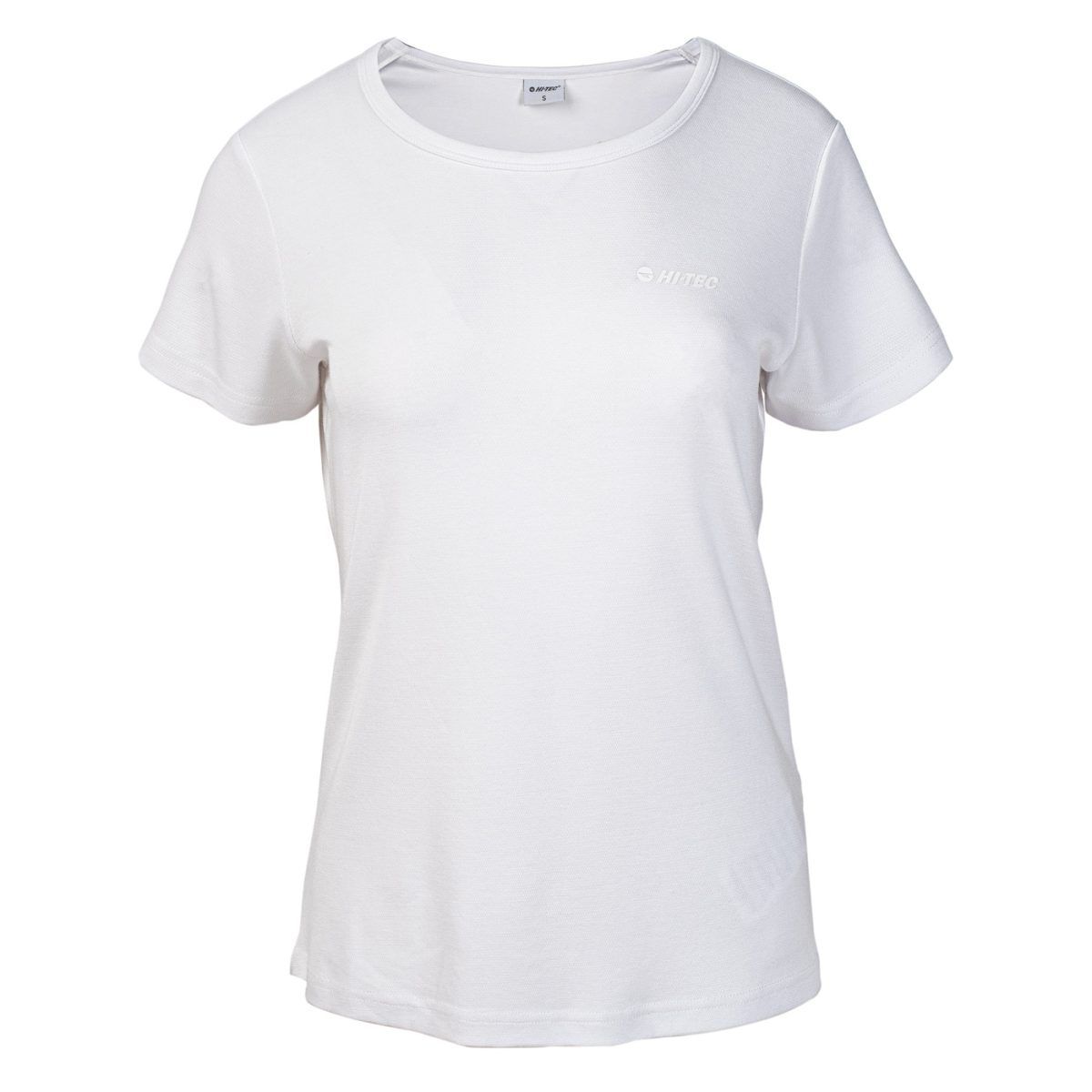 Damska Koszulka z krótkim rękawem LADY LOFE HI-TEC WHITE CASUAL
