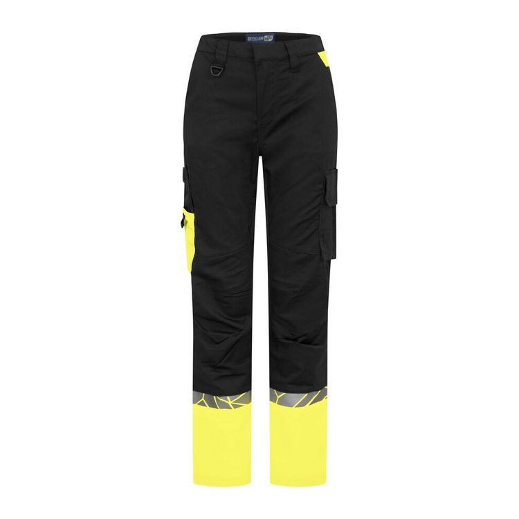 Spodnie do pasa serwisowe damskie 7511 PROJOB BLACK/ YELLOW