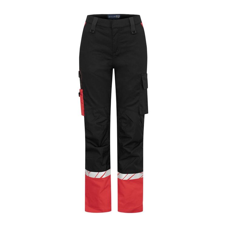 Spodnie do pasa robocze damskie 7512 PROJOB BLACK/ RED