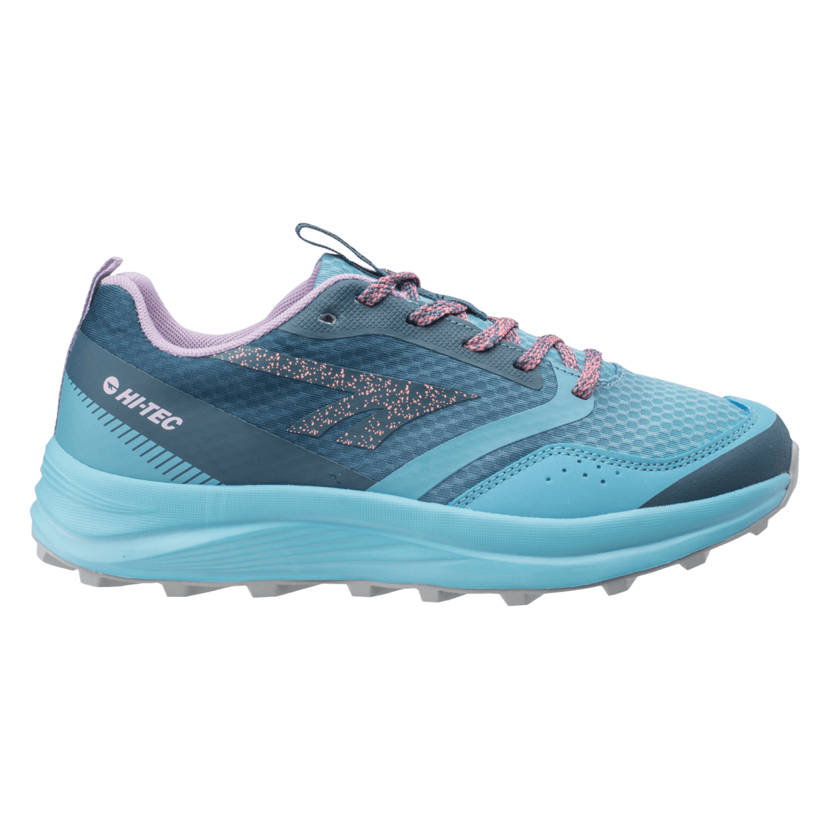 Damskie Buty RONSON LOW WO’S HI-TEC TURQUISE/DARK BLUE/LIGHT PURPLE TURYSTYKA