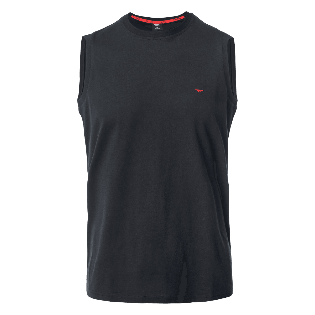 Męska koszulka bez rękawów NILAN II HI-TEC BLACK CASUAL