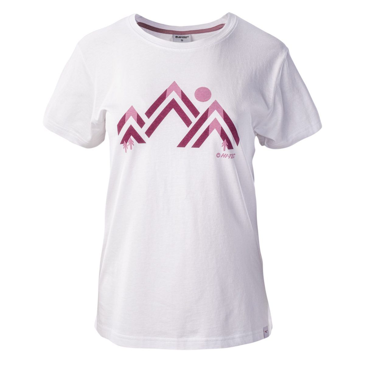 Damska Koszulka z krótkim rękawem LADY MARI HI-TEC WHITE CASUAL