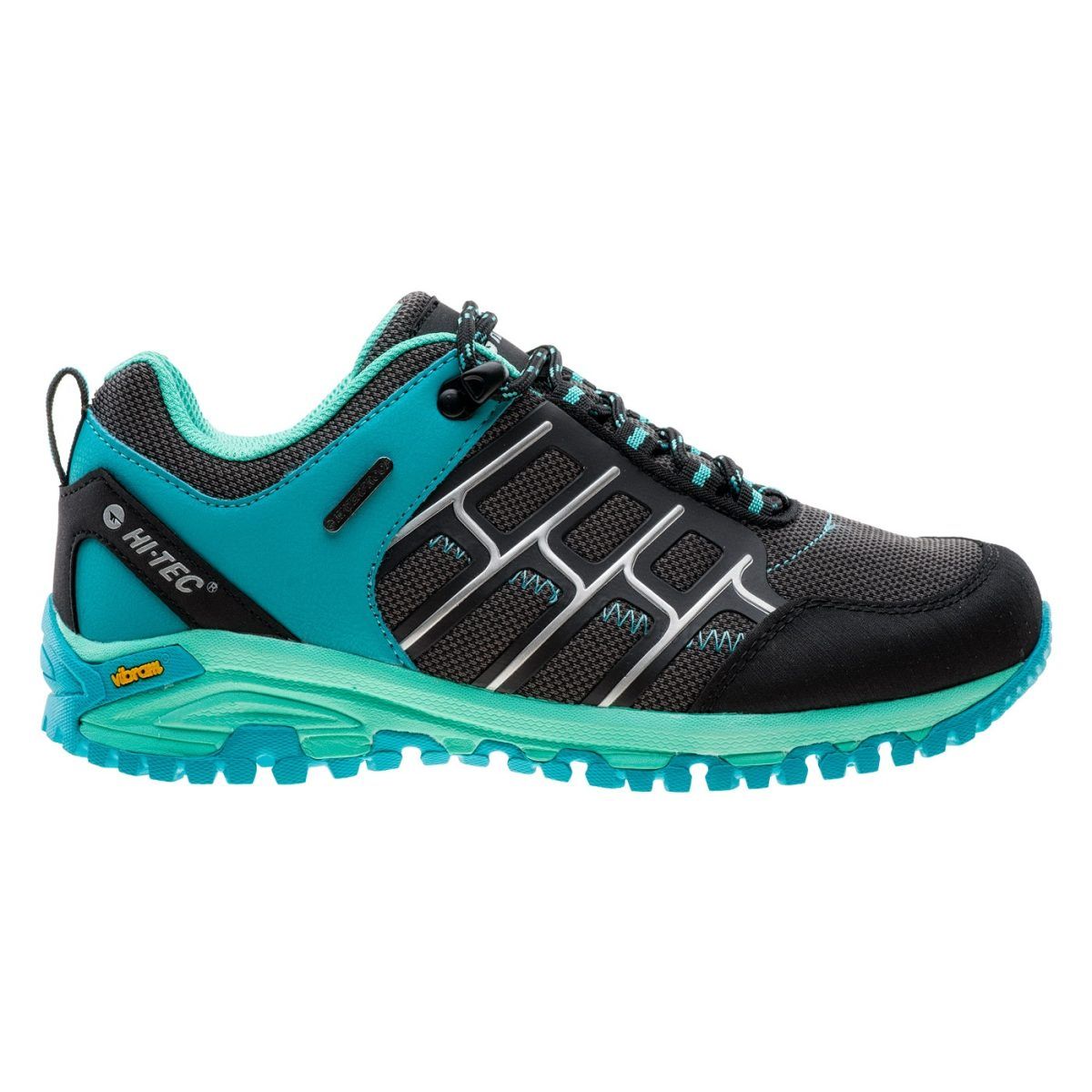 Damskie Buty MERCEN WP WO’S HI-TEC BLACK/DARK GREY/TURQUOISE TURYSTYKA