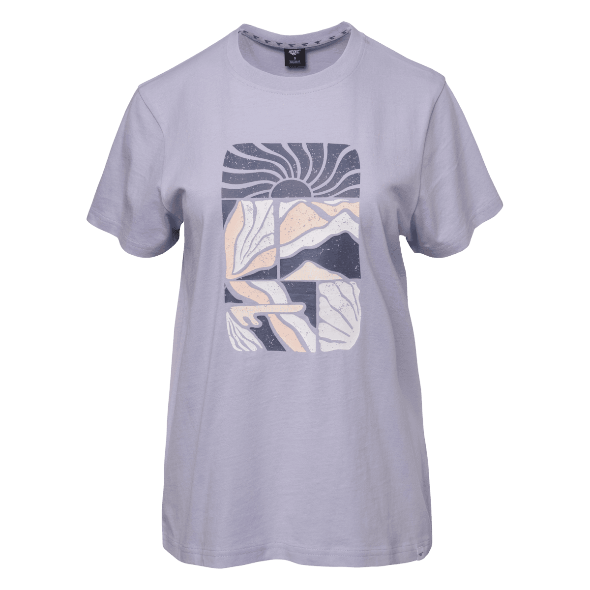 Damska Koszulka z krótkim rękawem LADY GLADYS HI-TEC VIOLET CASUAL