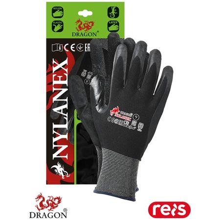 RĘKAWICE OCHRONNE REIS DRAGON NYLANEX10 NYLANEX BB
