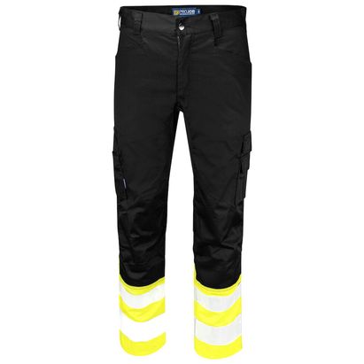 SPODNIE DO PASA EN ISO 20471 KLASA 1 6537 PROJOB YELLOW/ BLACK