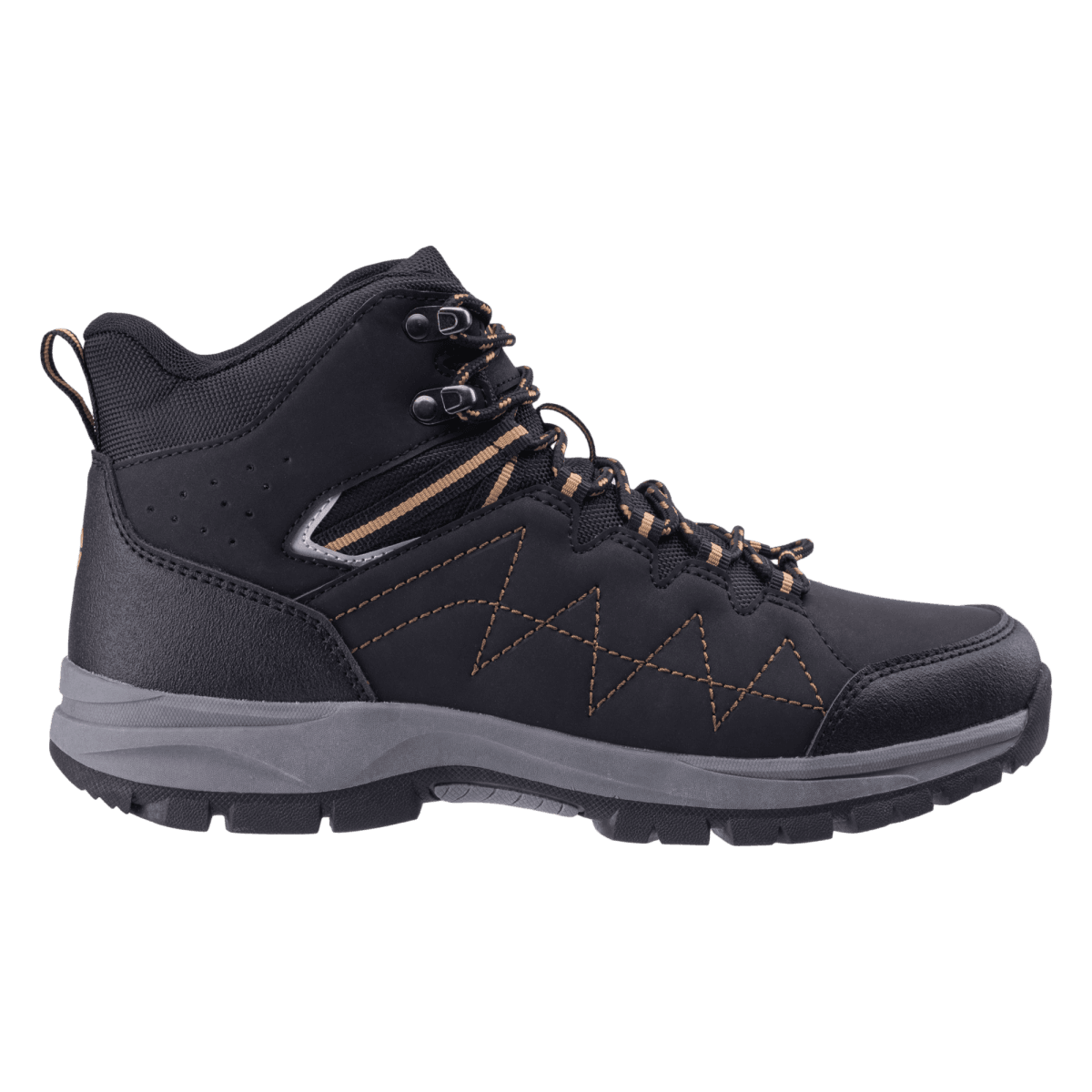 Męskie Buty BRIMER MID HI-TEC BLACK/MUSTARD YELLOW TURYSTYKA