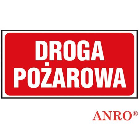 Znak ochrony ppoż. „Droga pożarowa” Z-45P