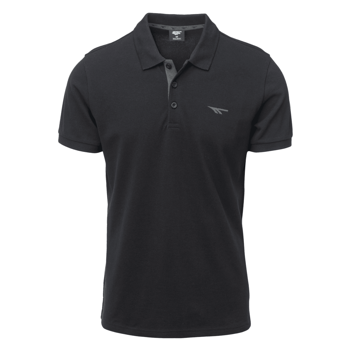 Męska Koszulka MICKO II HI-TEC BLACK CASUAL