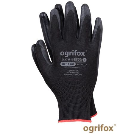RĘKAWICE OCHRONNE OX.11.702 ECOLAT OGRIFOX OX-ECOLAT_BB10 OX-ECOLAT BB