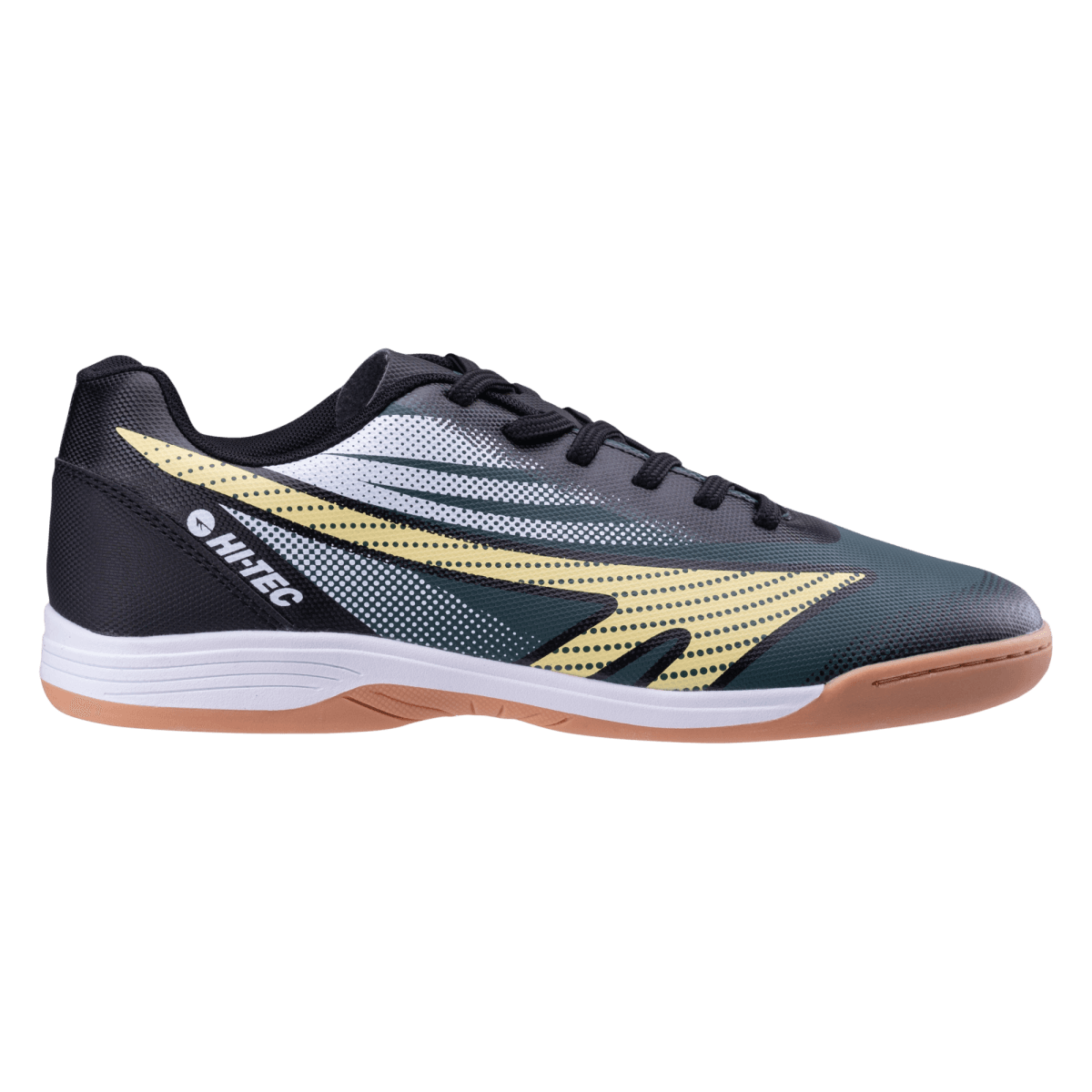 Męskie Halówki HILAN IC HI-TEC BLACK/DARK TURQ/LIGHT YELLOW PIŁKA NOŻNA