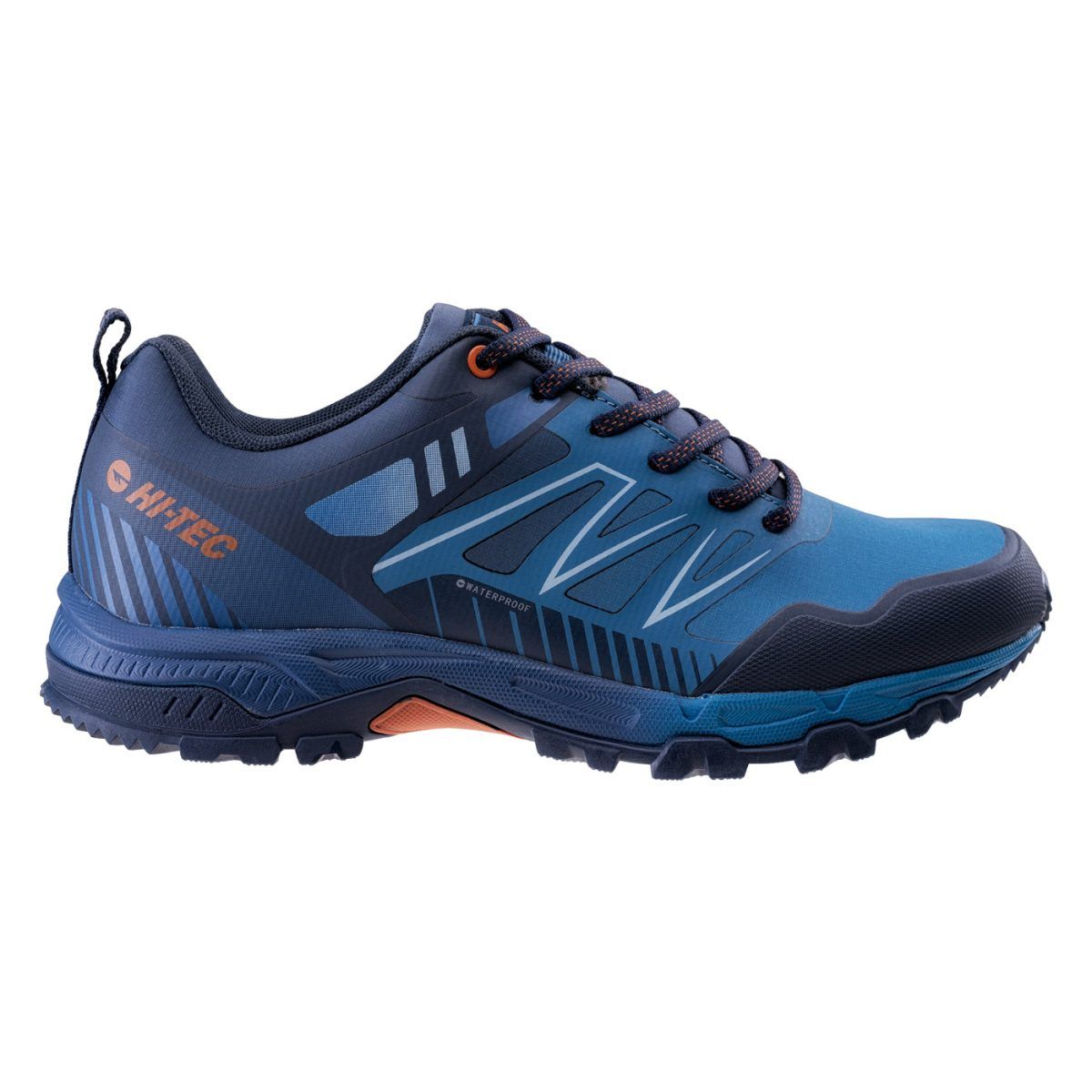 Męskie Buty FAVET WP HI-TEC NAVY/BLUE/DARK ORANGE TURYSTYKA