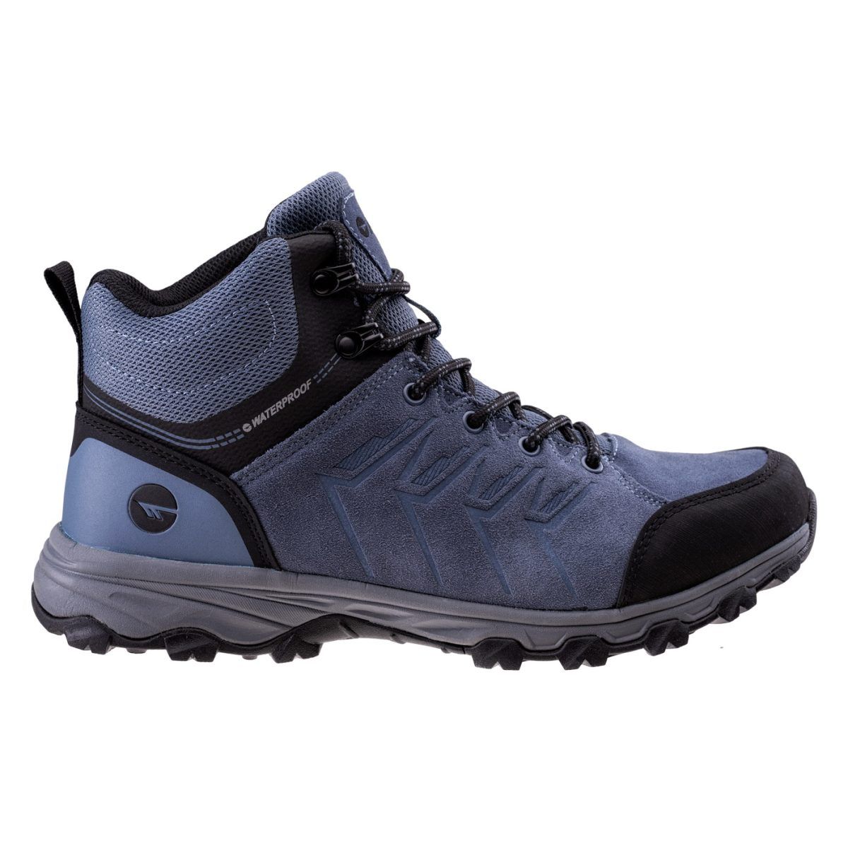 Męskie Buty HELONE MID WP HI-TEC SMOKE BLUE/BLACK TURYSTYKA