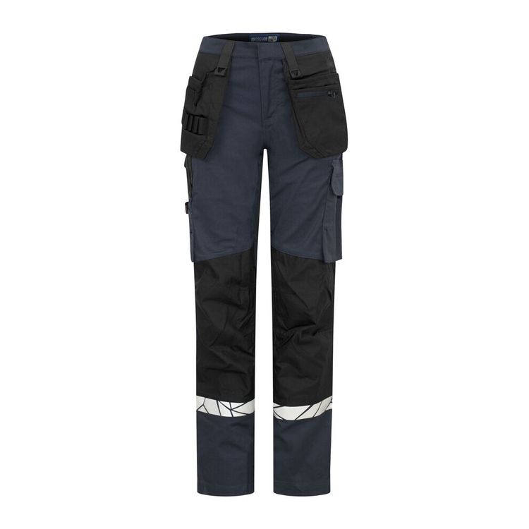 Spodnie do pasa robocze damskie z otwartymi kieszeniami 7513 PROJOB NAVY/ BLACK