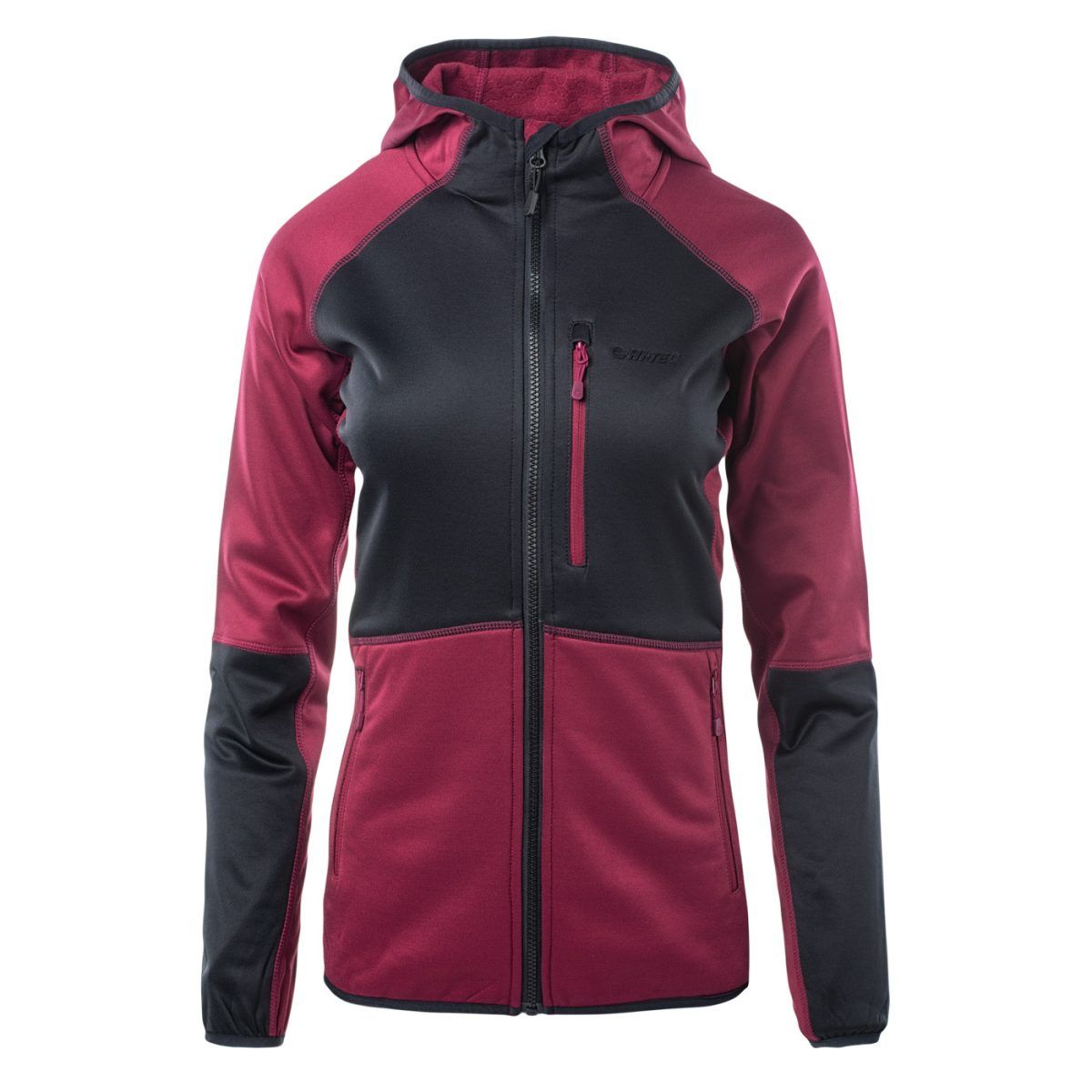Damska Bluza LADY CAMILA HI-TEC BEET RED/ANTHRACITE TURYSTYKA