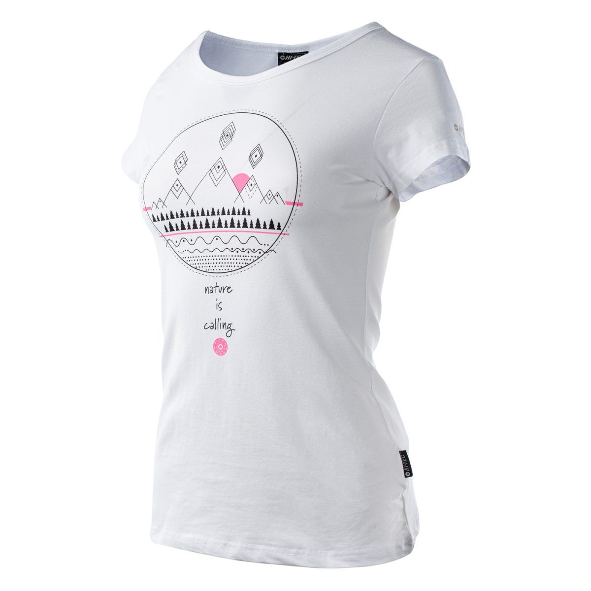 Damska Koszulka LADY WILMA HI-TEC WHITE CASUAL
