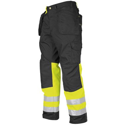 SPODNIE DO PASA HV KLASA 1 6502 PROJOB YELLOW/ BLACK