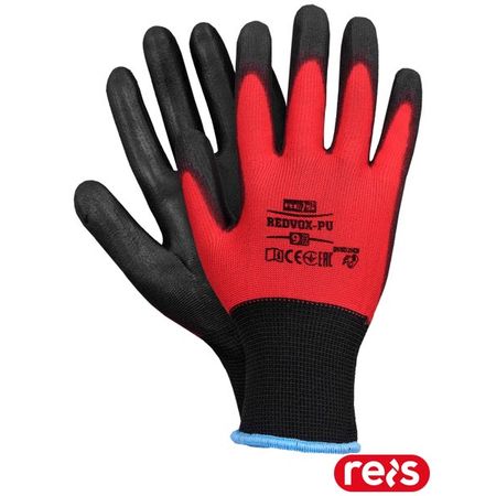 RĘKAWICE OCHRONNE REIS REDVOX-PU_CB9 REDVOX-PU CB