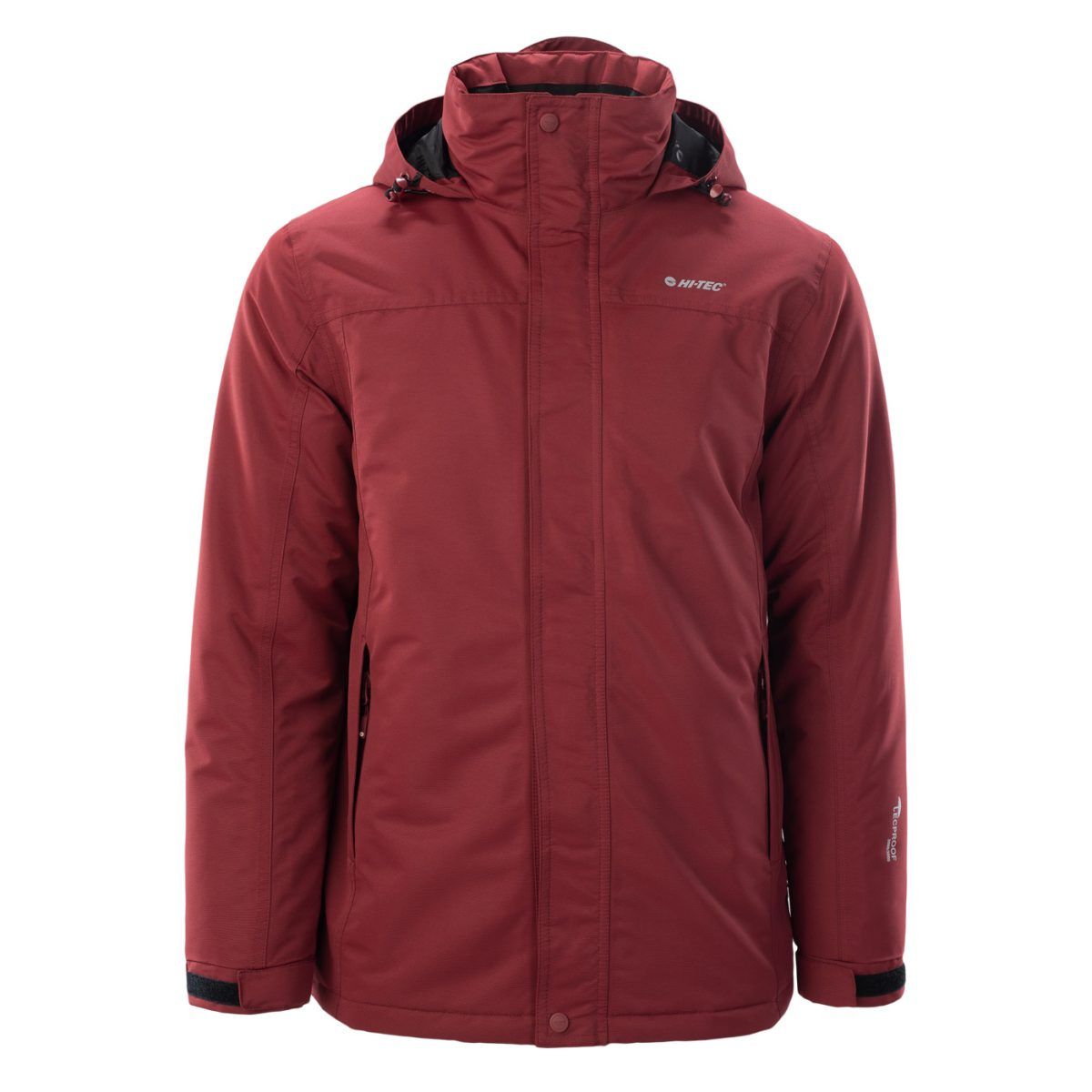 Męska Kurtka ocieplana CHESTER HI-TEC MERLOT/BLACK TURYSTYKA