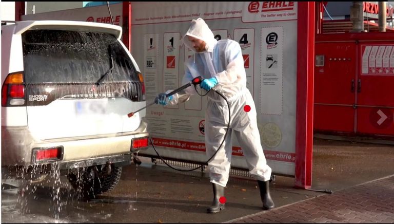 KOMBINEZON OCHRONNTY RAINOVER PRZECIWDESZCZOWY EN343