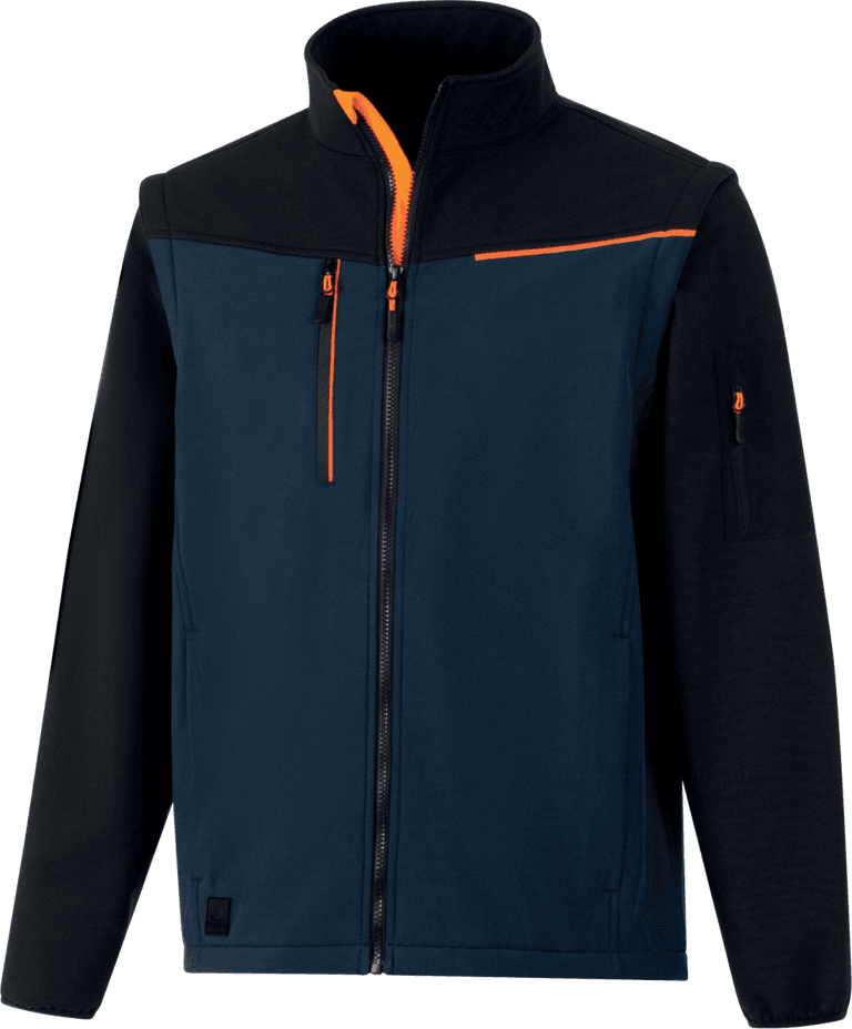 BLUZA DELTA PLUS SOCCIA NIEBIESK S→3XL