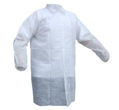 FARTUCH LAB BIAŁY OPAKOWANIE 100SZT L-3XL