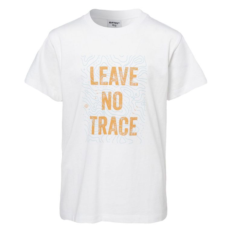 Dziecięca Koszulka z krótkim rękawem TOTI JRB HI-TEC WHITE CASUAL
