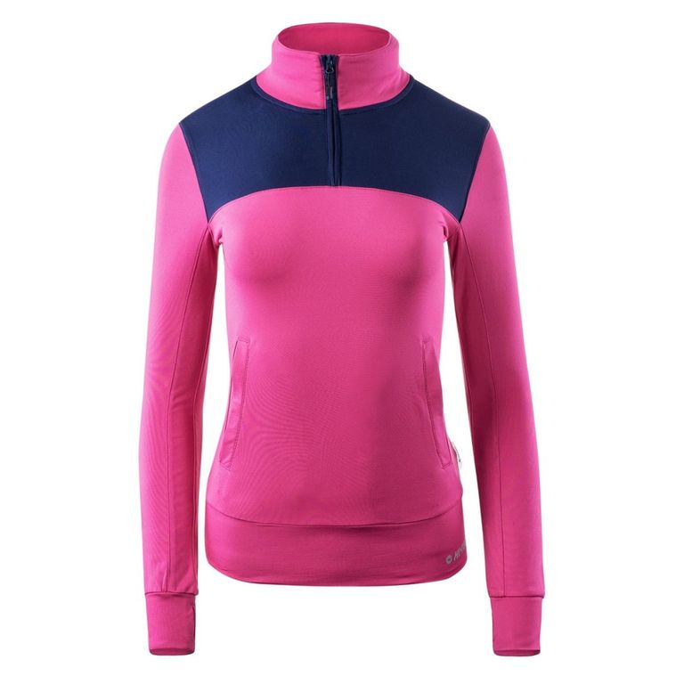 Damska Koszulka z krótkim rękawem LADY TUHAN HI-TEC BETROOT PURPLE/ASTRAL AURA TRENING