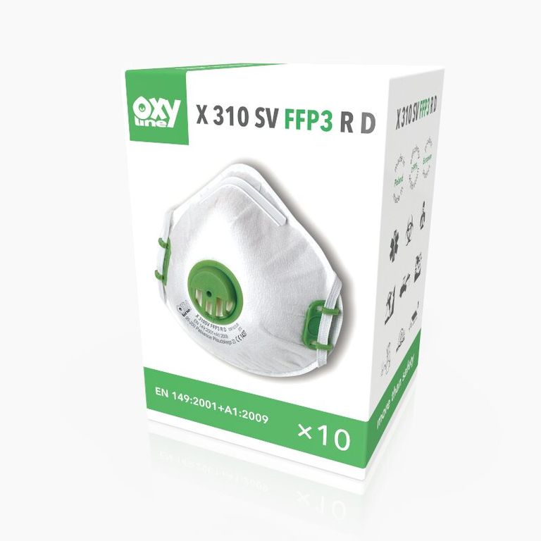 PÓŁMASKA FILTRUJĄCA X 310 SV FFP3 R D