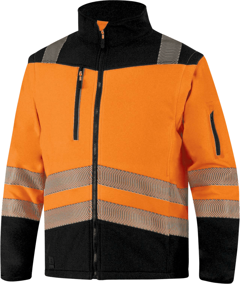 BLUZA DELTA PLUS SOCCIAHV POMARAŃC S → 5XL