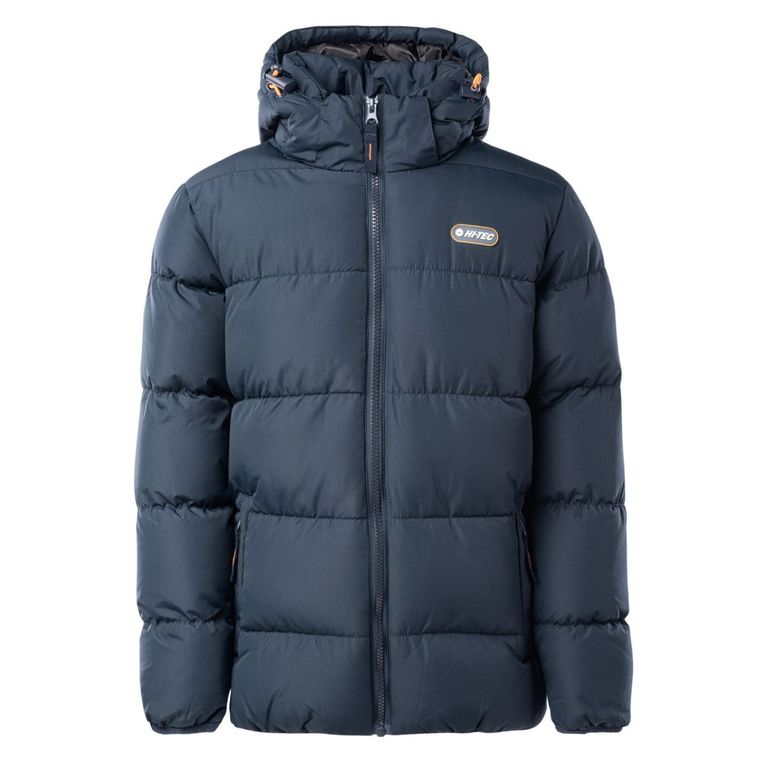 Dziecięca Kurtka zimowa pikowana SAFIO JRB HI-TEC BLUEBERRY/BLACK INK TURYSTYKA