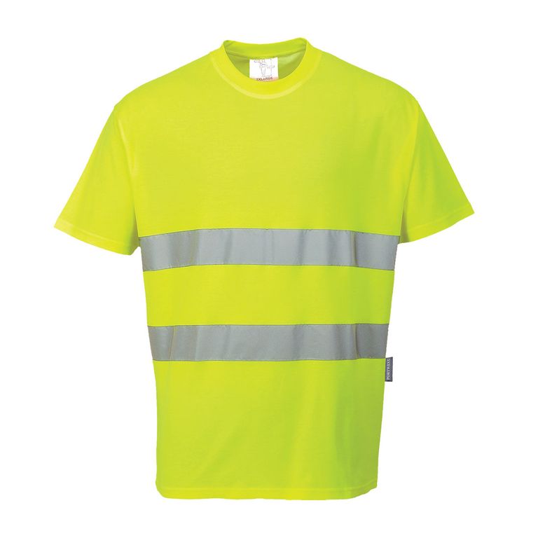 T-SHIRT KOSZULKA PORTWEST S172 OSTRZEGAWCZA ODDYCHAJĄCA