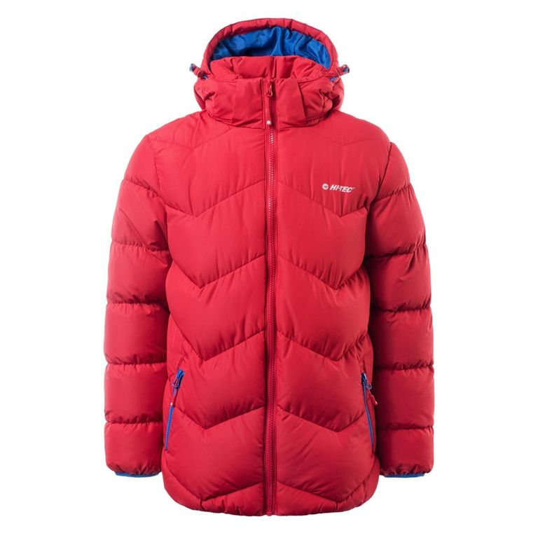 Dziecięca Kurtka zimowa pikowana SAFI JRB HI-TEC HIGH RISK RED/SKYDIVER TURYSTYKA