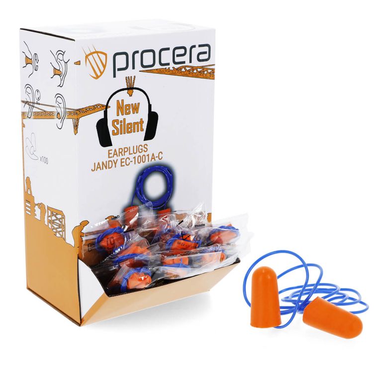 ZATYCZKI DO USZU NA SZNURKU NEW SILENT EAR PLUGS EC-1001A-C – 1 OPAKOWANIE